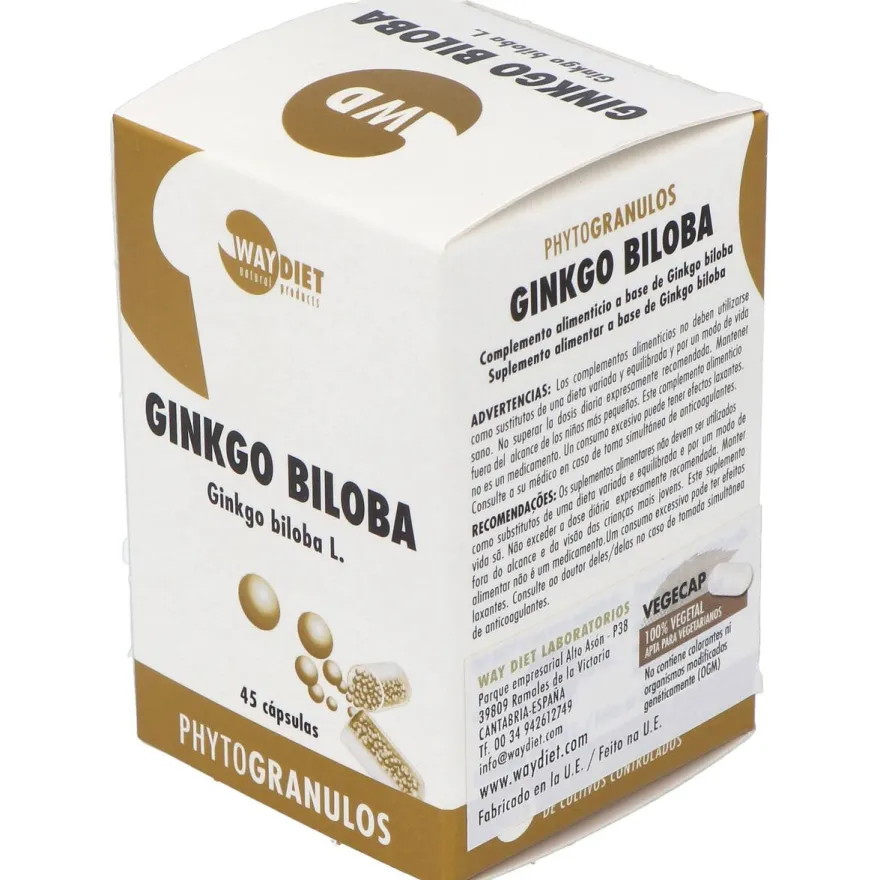 Waydiet Natural Ginko Biloba Phytogranulos 45Caps