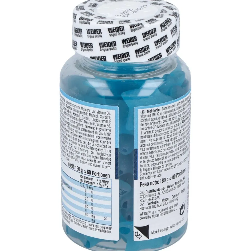 Weider Gummy Up Revolution Melatonin Up 250G 60 Gummies