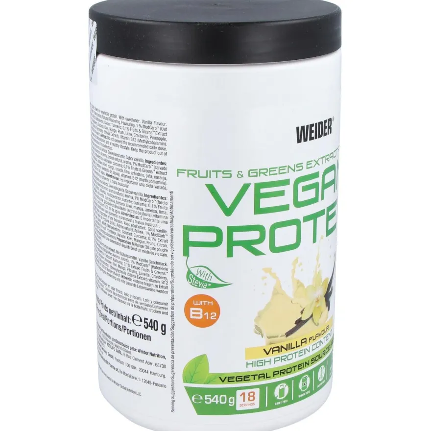 Weider Vegan Protein Vainilla 540Gr.