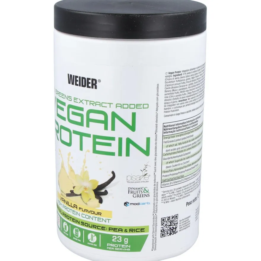 Weider Vegan Protein Vainilla 540Gr.
