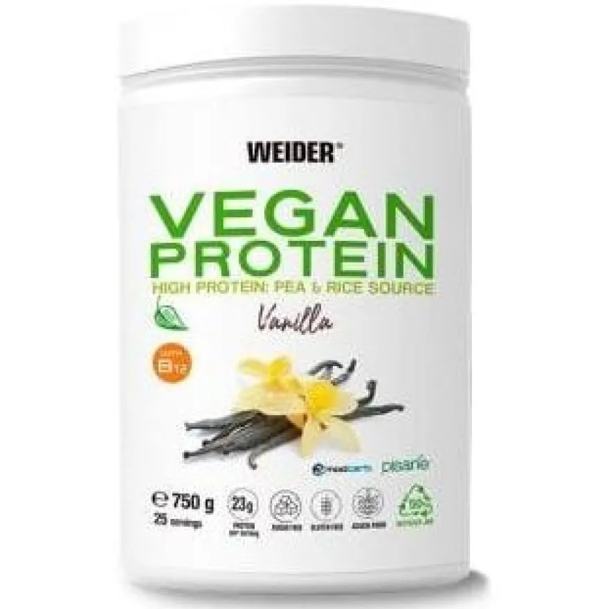 Weider Vegan Protein Vainilla 750Gr. 2