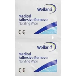 Welland Adhesive Remover Ostomia 50 Toallitas Limpiadoras