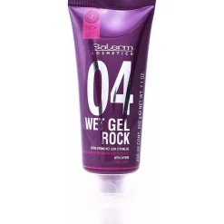 Wet Gel Rock Extra - Strong Wet Look Styling Gel 200 ml - Salerm