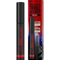Wonder' Volume Thrill Seeker Máscara de Pestañas 004 - Pitch Black 8 ml - Rimmel