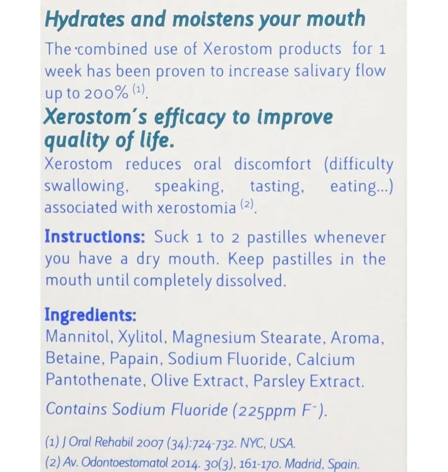 Xerostom Boca Seca (30 Comprimidos para Chupar) - Biocosmetics Laboratories