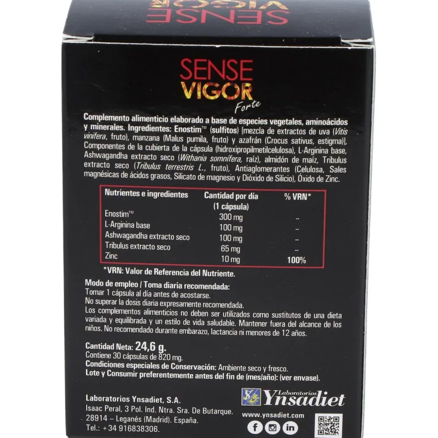 Ynsadiet Sense Vigorizante Forte 30Caps