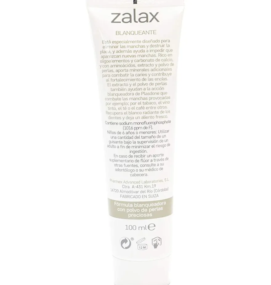 Zalax Dentifrico Blanqueante (1 Envase 100 Ml)