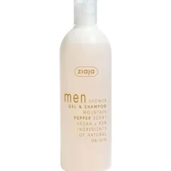 Ziaja Men Shower Gel Y Shampoo Mountain Pepper Scent 400Ml